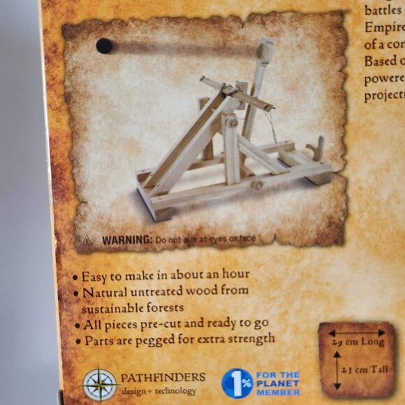 NEW Pathfinders Medieval Catapult Trebuchet Siege Engine Catapult Building Set K - Picture 13 of 14